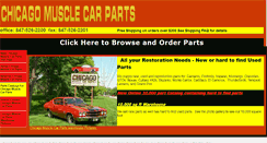Desktop Screenshot of chicagomusclecarparts.com